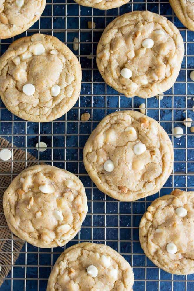 White Chocolate Chip Macadamia Nut Cookies
 White Chocolate Chip Macadamia Nut Cookies Sugar Spun Run