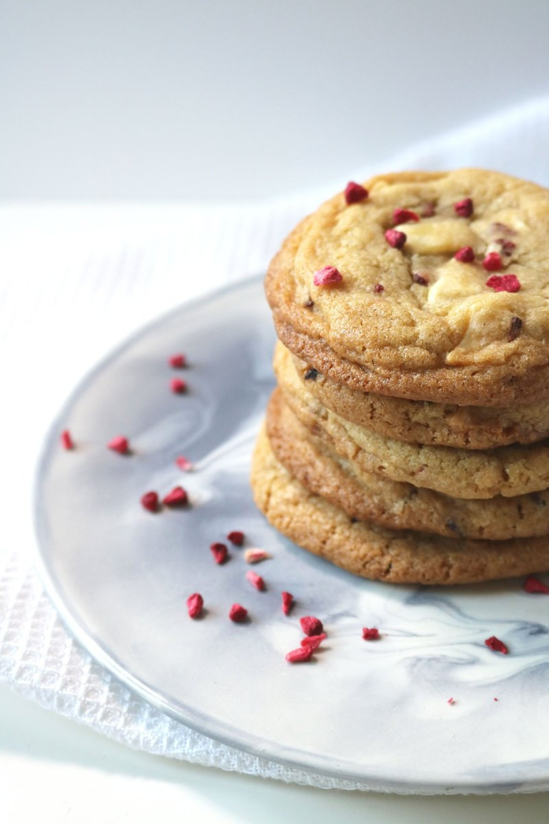 White Chocolate Cookies
 Raspberry and White Chocolate Cookies