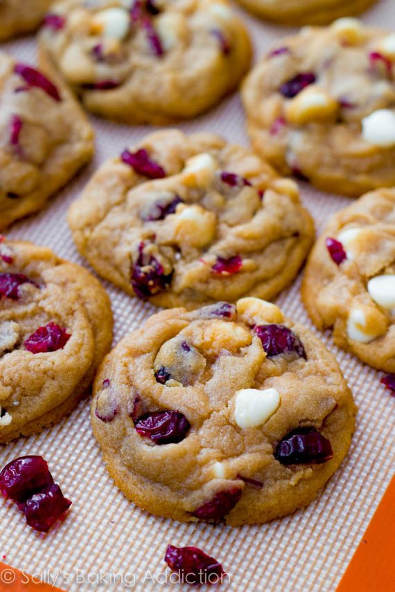 White Chocolate Cookies
 Soft Baked White Chocolate Chip Cranberry Cookies Sallys