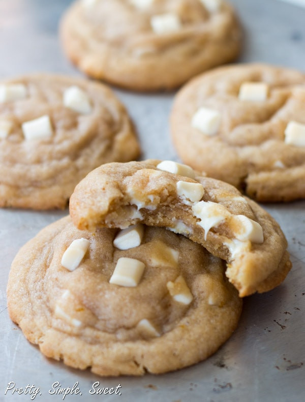 White Chocolate Cookies
 Lemon White Chocolate Chip Cookies