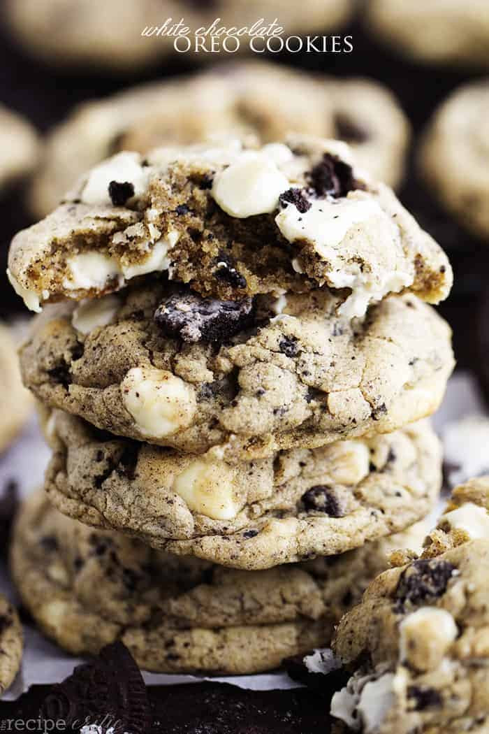 White Chocolate Cookies
 White Chocolate Oreo Cookies