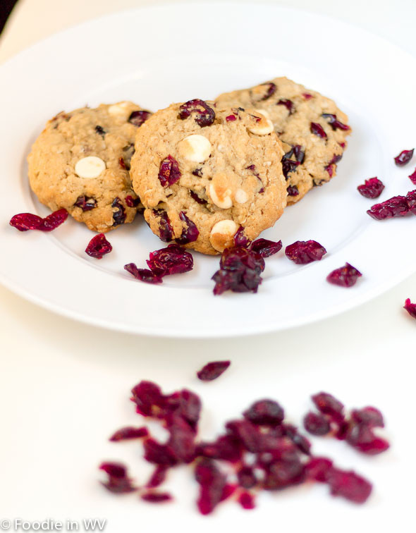 White Chocolate Cranberry Oatmeal Cookies
 Oatmeal Cranberry White Chocolate Chunk Cookies