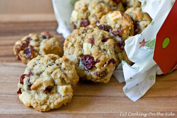 White Chocolate Cranberry Oatmeal Cookies
 Recipe Oatmeal Cranberry White Chocolate Chunk Cookies