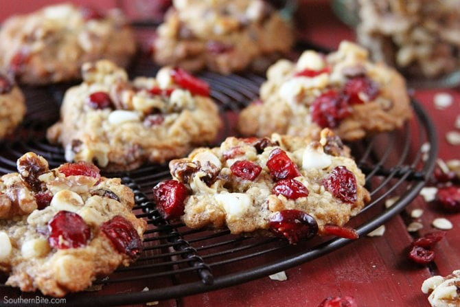White Chocolate Cranberry Oatmeal Cookies
 White Chocolate Cranberry Oatmeal Cookies Southern Bite