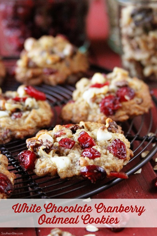 White Chocolate Cranberry Oatmeal Cookies
 White Chocolate Cranberry Oatmeal Cookies Southern Bite