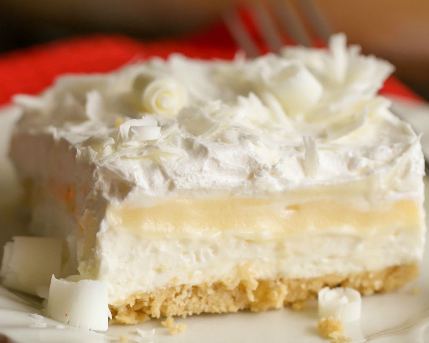 White Chocolate Desserts
 White Chocolate Lasagna recipe