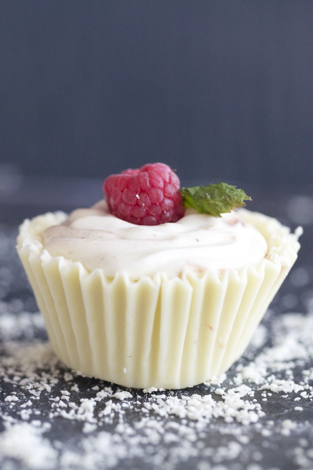 White Chocolate Desserts
 Epicurean Mom White Chocolate Raspberry Mousse Cups