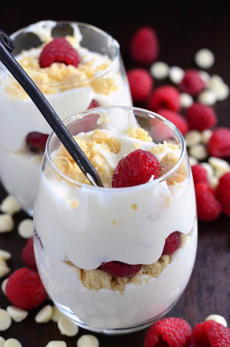White Chocolate Mousse
 Easy Raspberry White Chocolate Mousse Parfait Will Cook