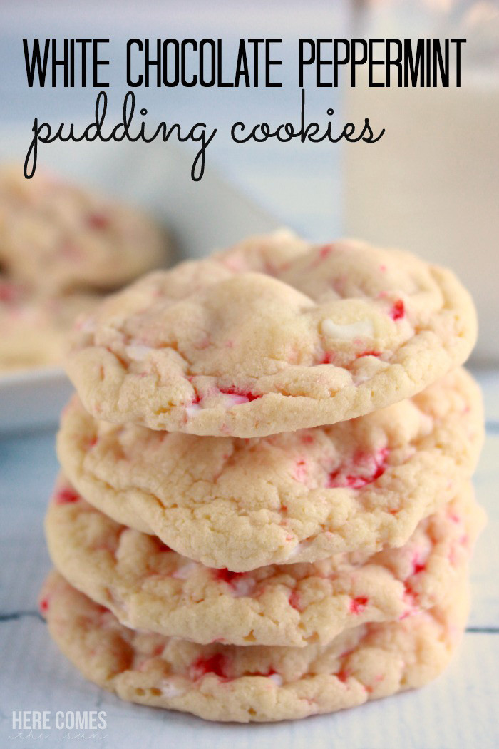 White Chocolate Peppermint Cookies
 DELICIOUS DIY CHRISTMAS COOKIE RECIPES Tutus & Bowties