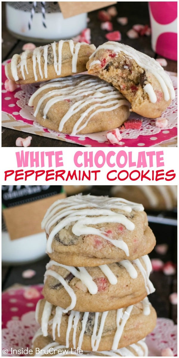 White Chocolate Peppermint Cookies
 White Chocolate Peppermint Cookies Inside BruCrew Life