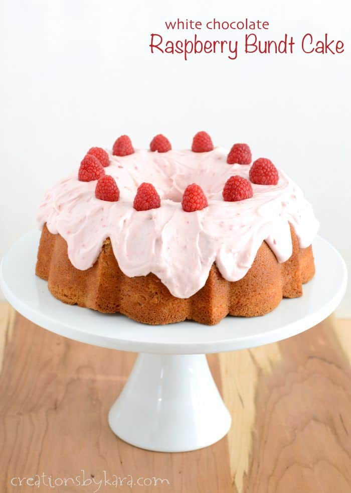 White Chocolate Raspberry Bundt Cake
 Amazing Raspberry White Chocolate Bundt Cake Recipe