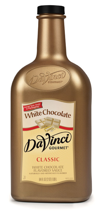 White Chocolate Sauce
 DaVinci Classic White Chocolate Sauce 64 fl oz $15 95