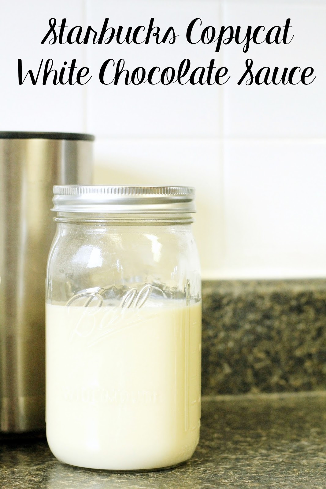 White Chocolate Sauce
 Lovely Little Life White Chocolate Sauce Recipe