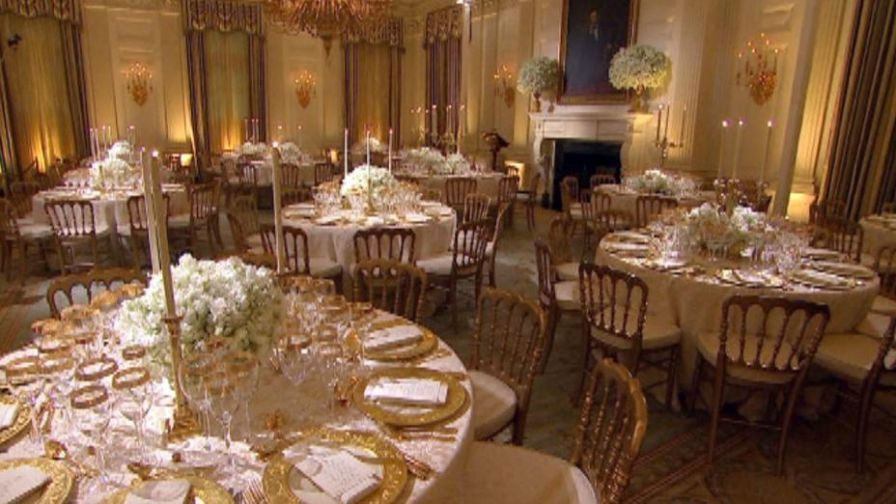 White House State Dinner
 The White House state dinner Diplomacy through flowers