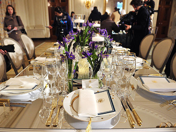 White House State Dinner
 Behold the "Warrior For the Middle Class" in All of His