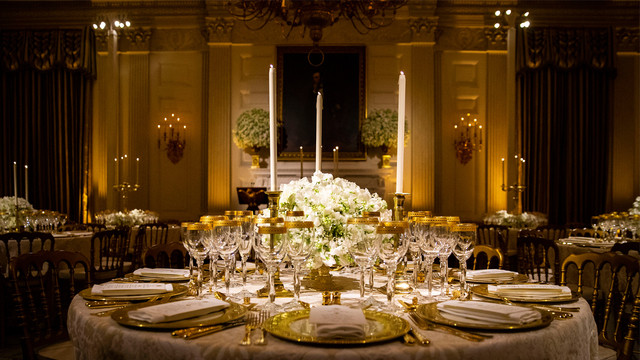 White House State Dinner
 State dinner at the White House Diplomacy through flowers