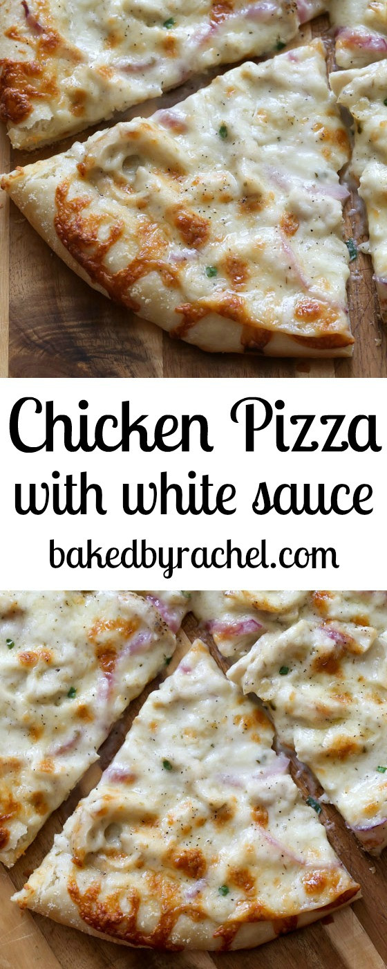 White Pizza Sauce Recipe
 Three Cheese Chicken Pizza