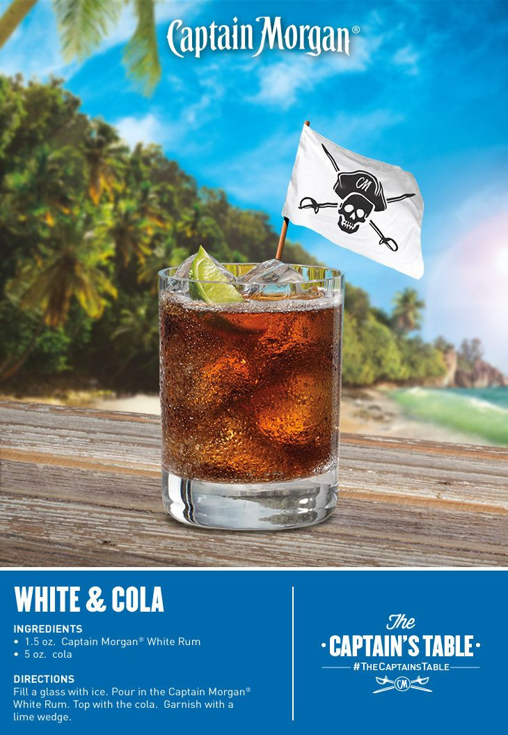 White Rum Mixed Drinks
 15 best Captain Morgan White Rum images on Pinterest
