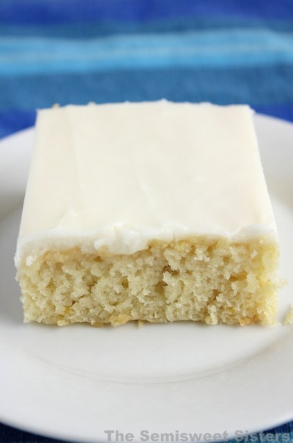 White Sheet Cake
 White Texas Sheet Cake