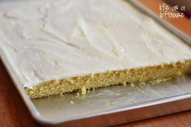 White Sheet Cake
 Texas Sheet Cake