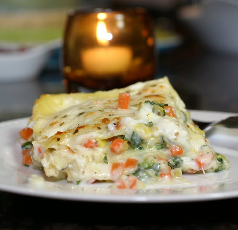 White Vegetable Lasagna
 The Italian Dish Posts Roasted Ve able Lasagna