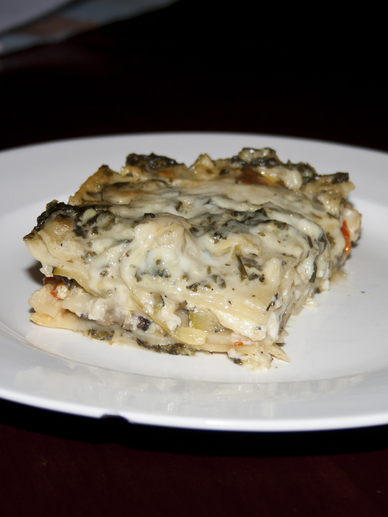 White Vegetable Lasagna
 White Ve able Lasagna