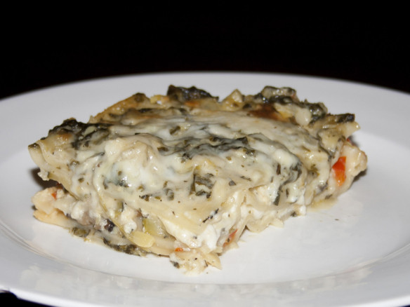 White Vegetable Lasagna
 White Ve able Lasagna