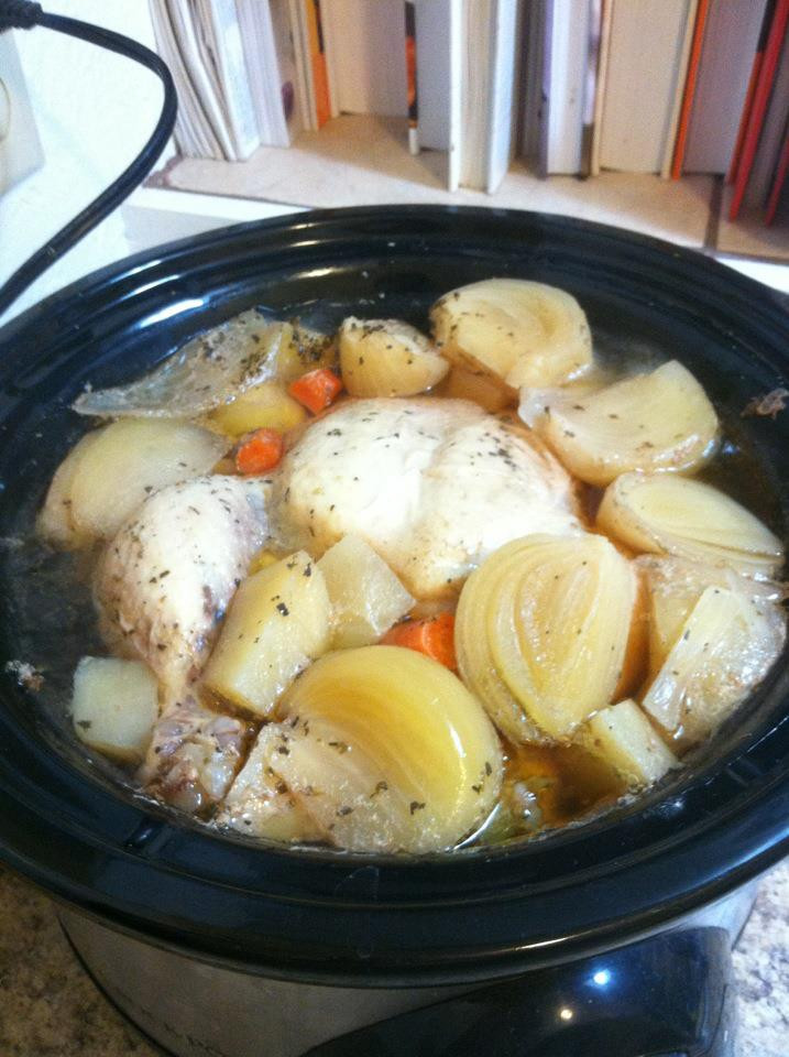 Whole Chicken In Crockpot
 Our Little Clan Recipe Crock Pot Whole Chicken