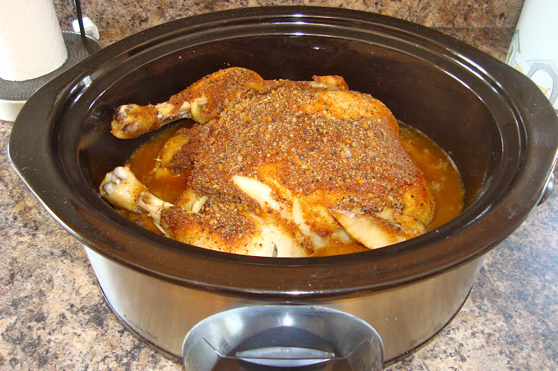 Whole Chicken In Crockpot
 Prairie Story Crock Pot Whole Chicken