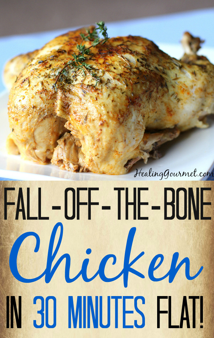 Whole Chicken In Pressure Cooker
 Fall f The Bone Pressure Cooker Chicken in 30 Minutes