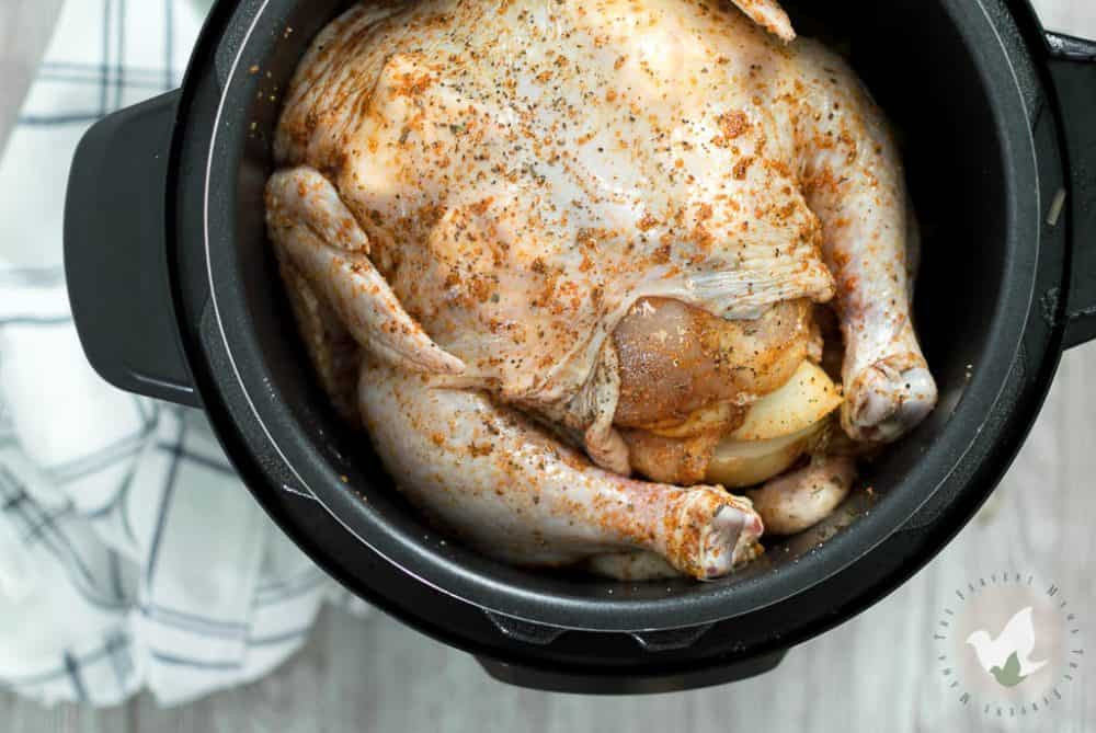 Whole Chicken In Pressure Cooker
 Pressure Cooker Whole Chicken Potatoes and Green Beans