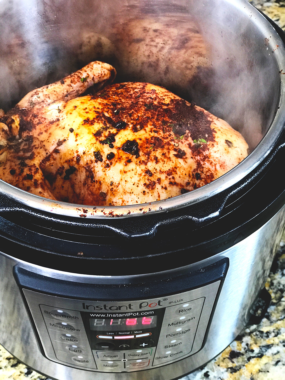 Whole Chicken In Pressure Cooker
 Whole Chicken Pressure Cooker Recipe Using The Instant Pot