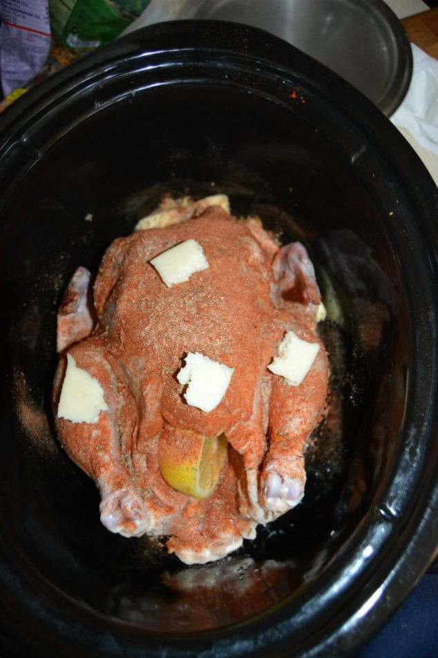 Whole Chicken In The Crock Pot
 Herbed Whole Chicken Slow Cooker Recipe