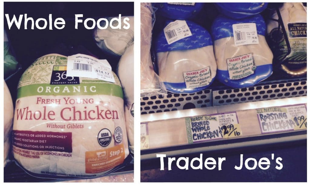 Whole Chicken Price
 Whole Foods Vs Trader Joe’s Food Price parison – All