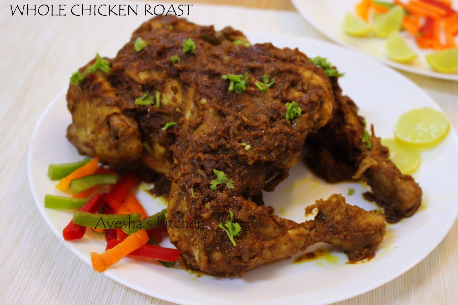 Whole Chicken Recipe
 ROASTED WHOLE CHICKEN NO BAKING RECIPE