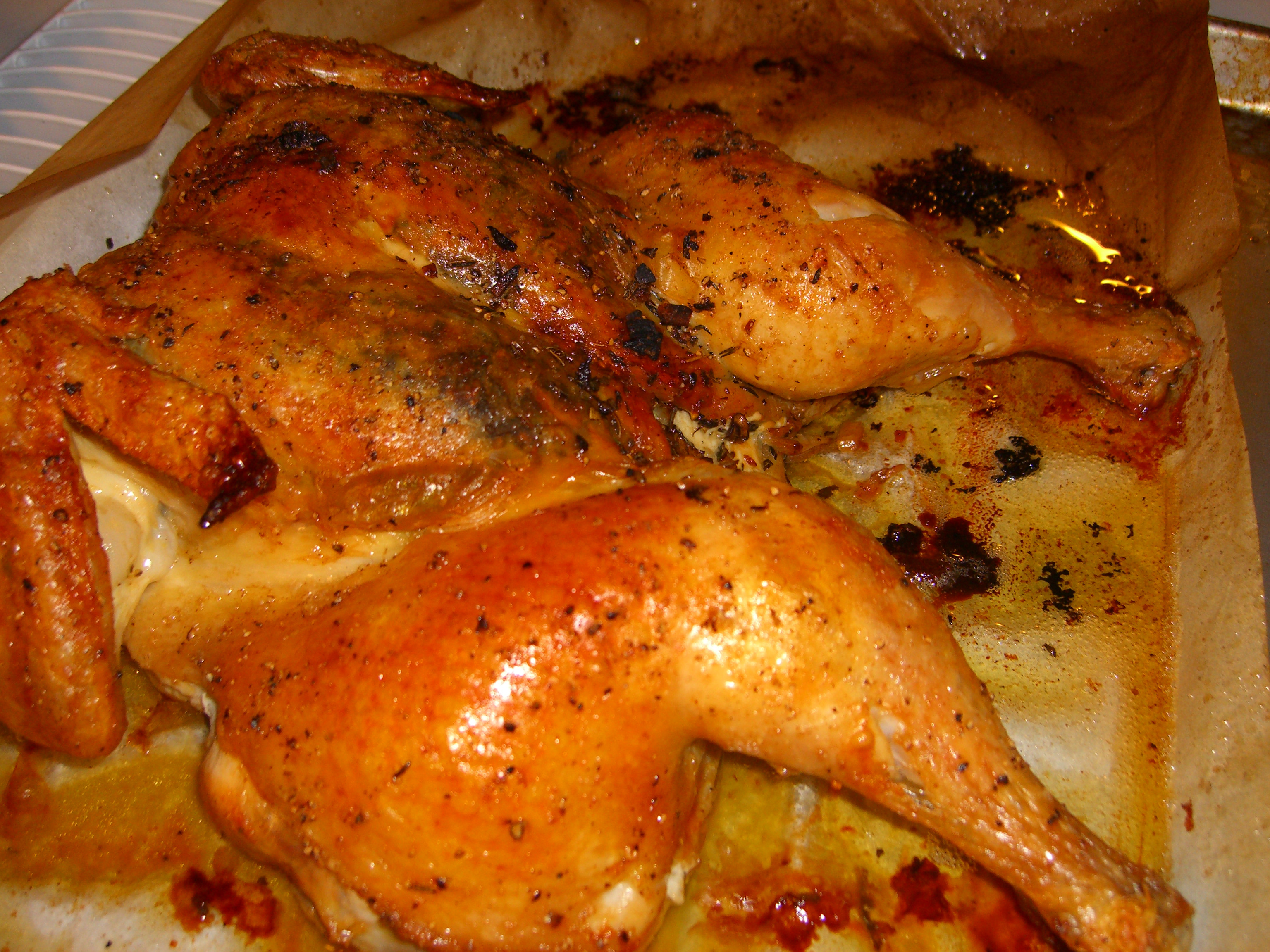 Whole Chicken Recipes
 Roasted Spatchcock Chicken With Mushroom Stuffing Recipe