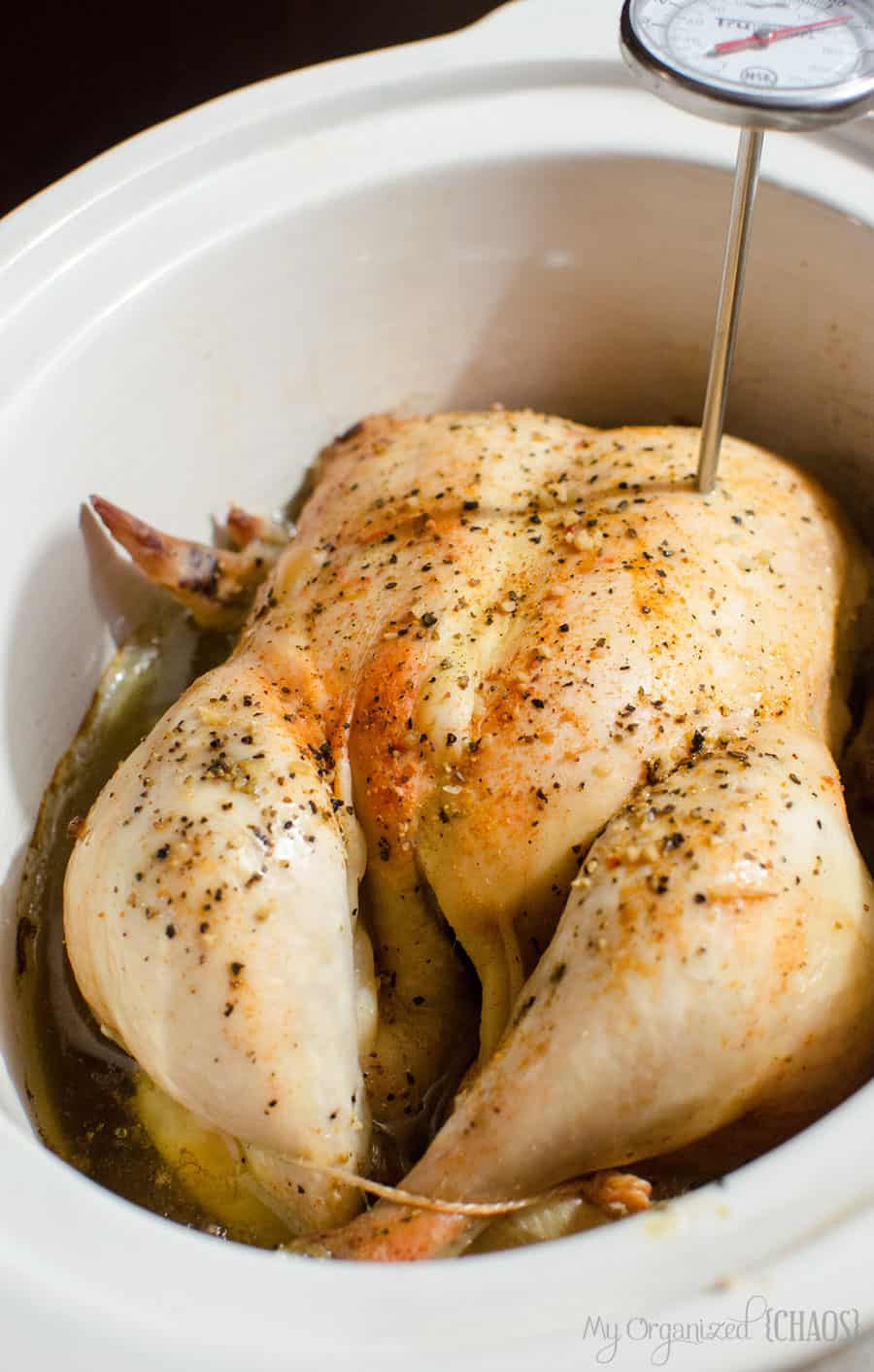 Whole Chicken Temperature
 How to Cook a Whole Chicken in the Slow Cooker