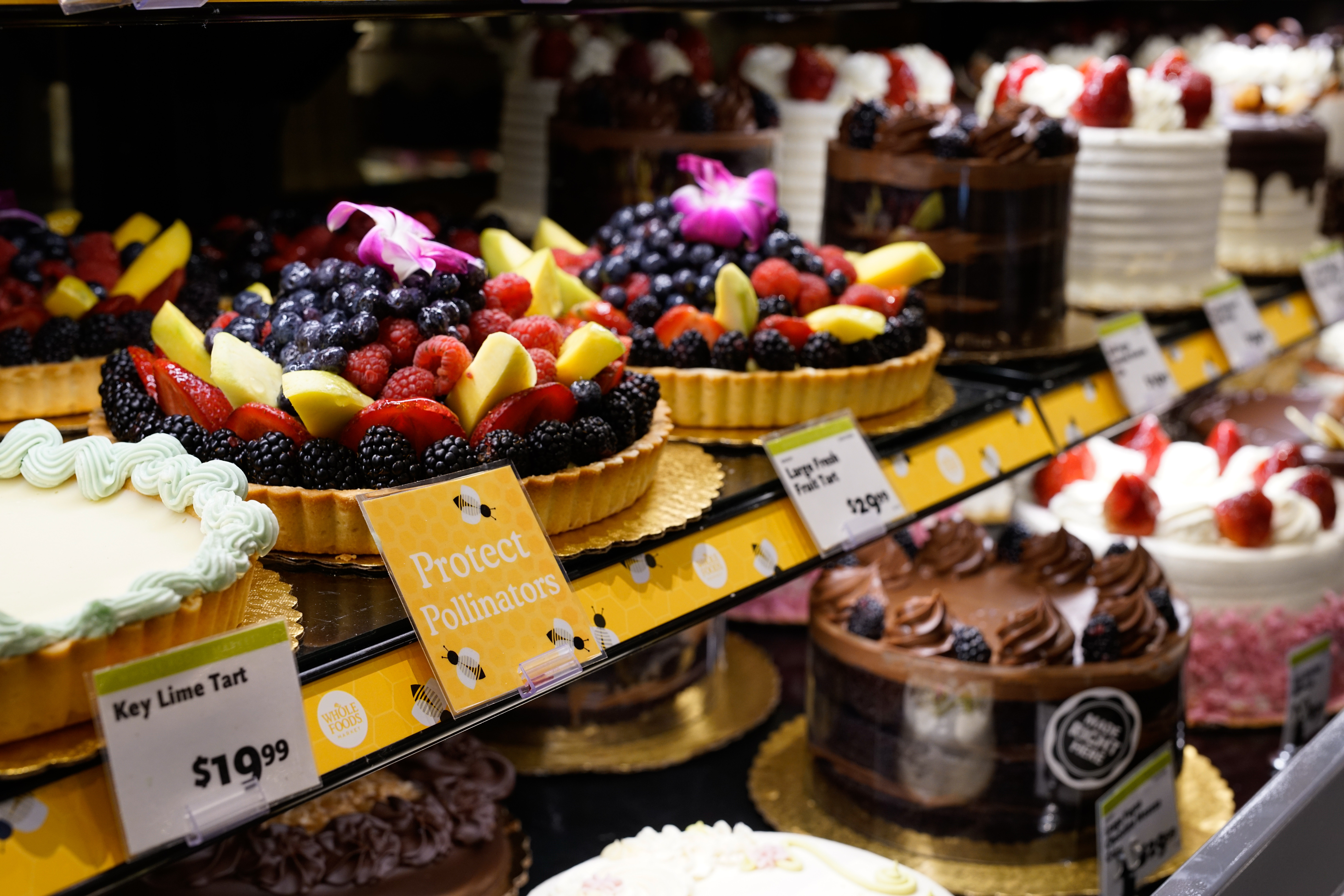 Whole Foods Desserts
 This is what dessert looks like without pollinators