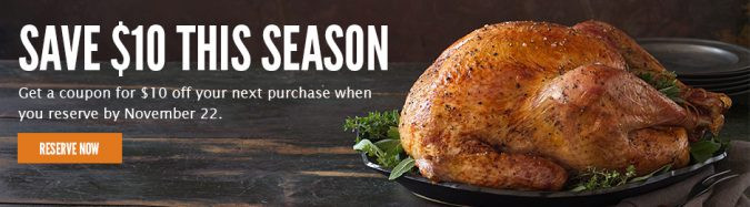 Whole Foods Thanksgiving Turkey
 Thanksgiving 2016 Takeout Deals