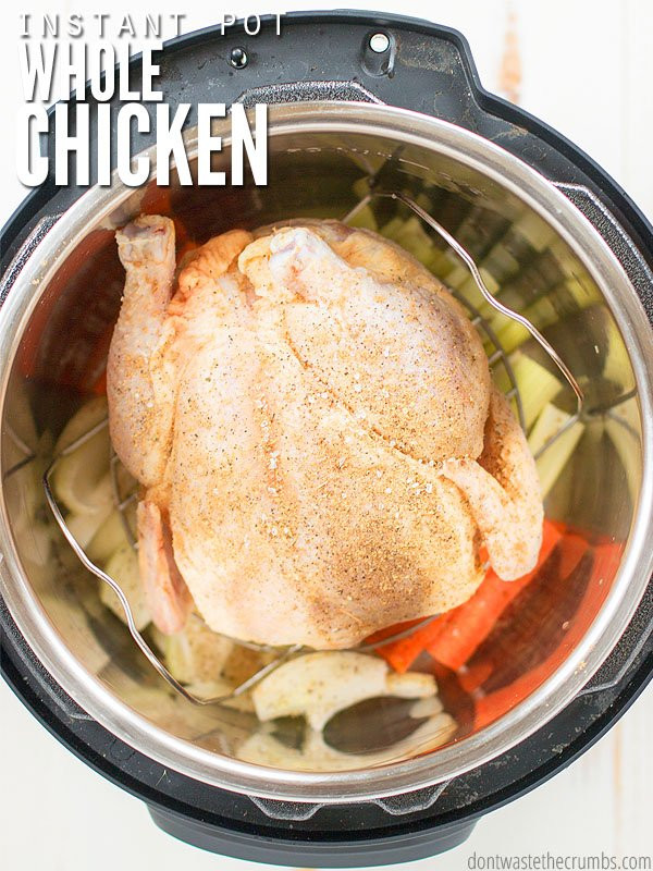 Whole Frozen Chicken In Instant Pot
 Instant Pot Whole Chicken thawed or frozen Don t