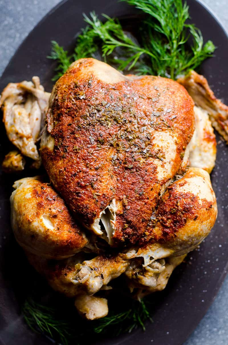 Whole Frozen Chicken In Instant Pot
 Instant Pot Frozen Chicken iFOODreal Healthy Family