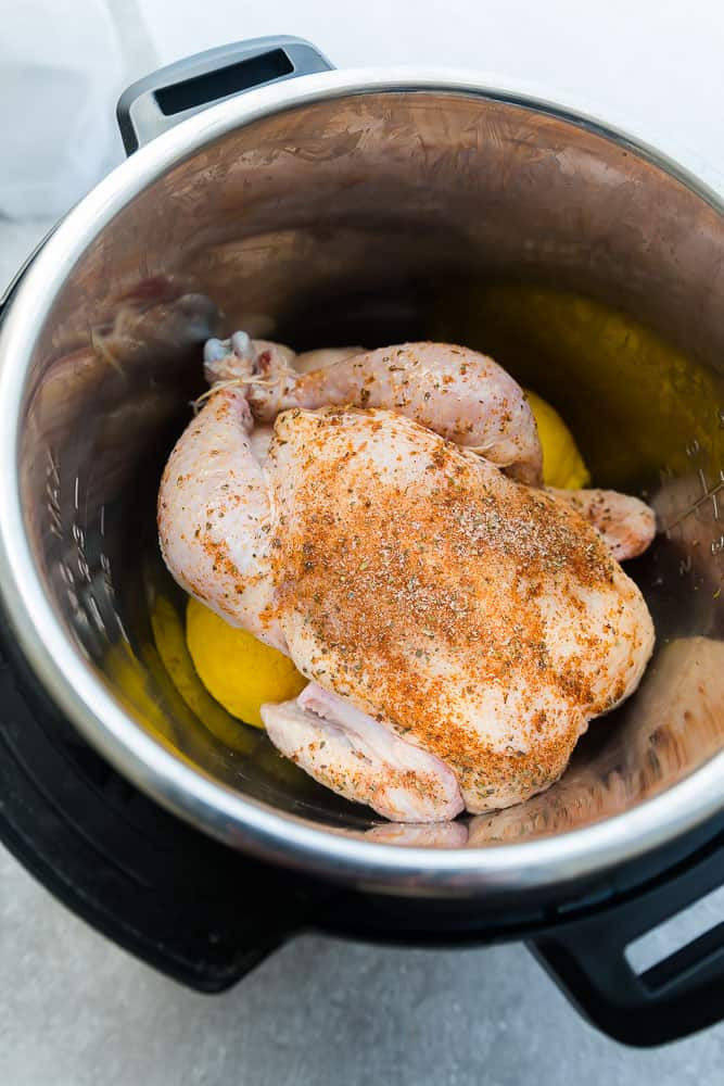 Whole Frozen Chicken In Instant Pot
 Instant Pot Whole Chicken Rotisserie Style Life Made