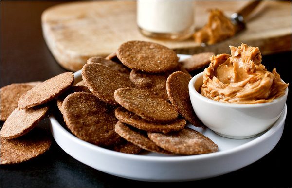 Whole Grain Crackers
 Homemade Whole Grain Crackers