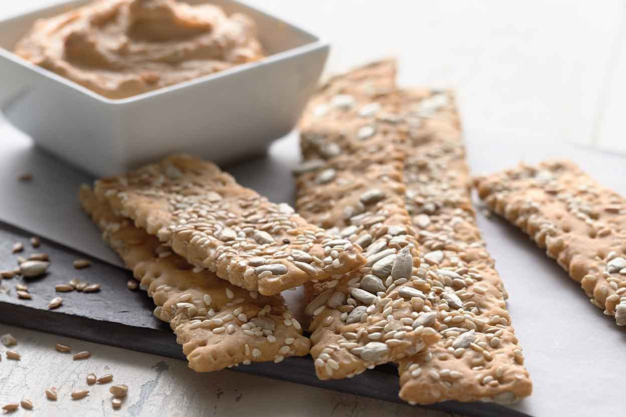 Whole Grain Crackers
 Crunchy Crackers Recipe