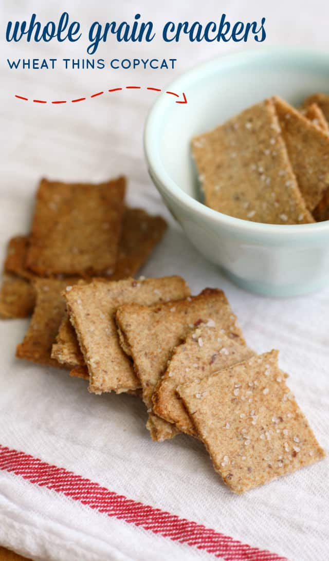 Whole Grain Crackers
 Whole Grain Vegan Cracker Recipe tastes like wheat