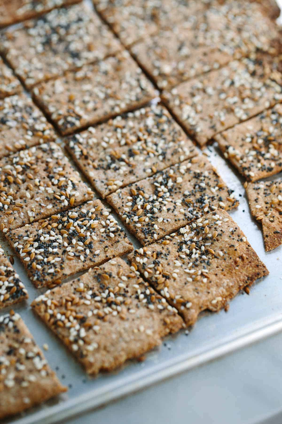 Whole Grain Crackers
 Spinach Kale Yogurt Dip with Whole Grain Crackers