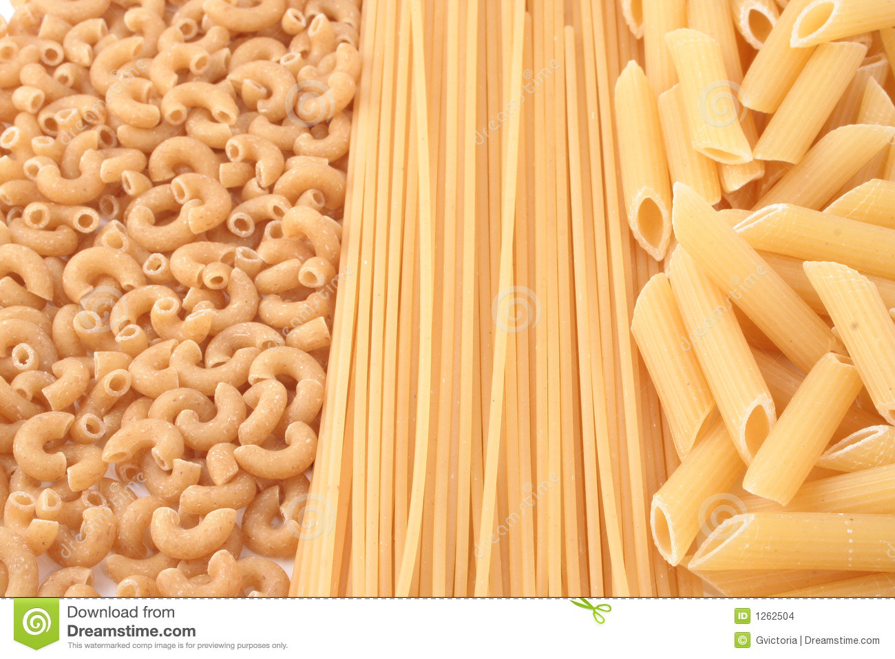 Whole Grain Noodles
 Whole Grain Pasta Stock Image