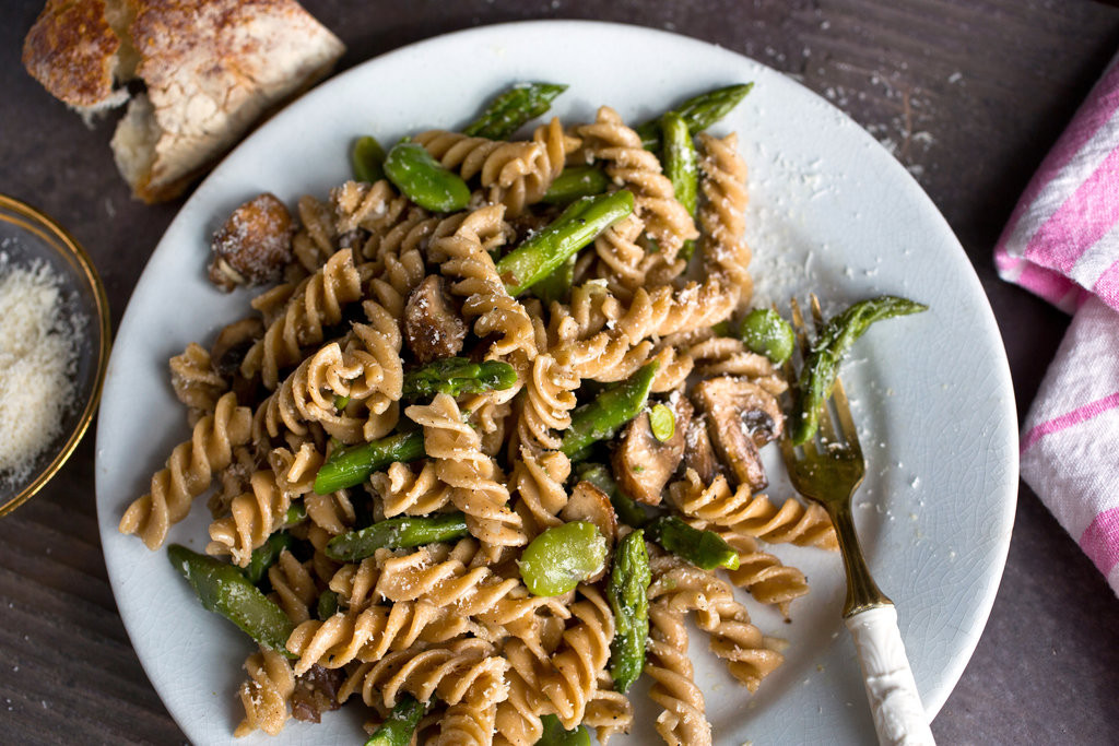 Whole Grain Noodles
 Whole Grain Pasta With Mushrooms — Recipes for Health