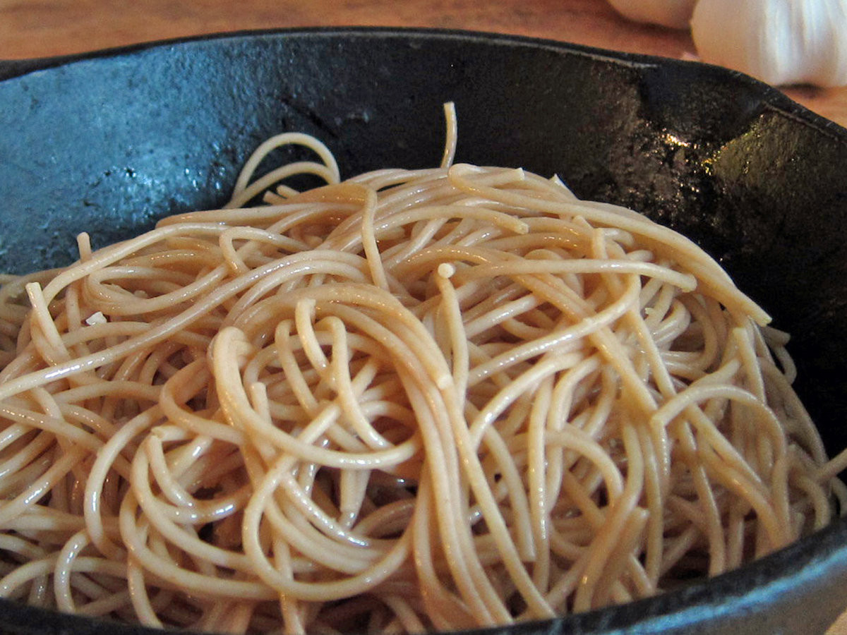 Whole Grain Noodles
 Whole Wheat Spaghetti with Garlic & Olive Oil Recipe