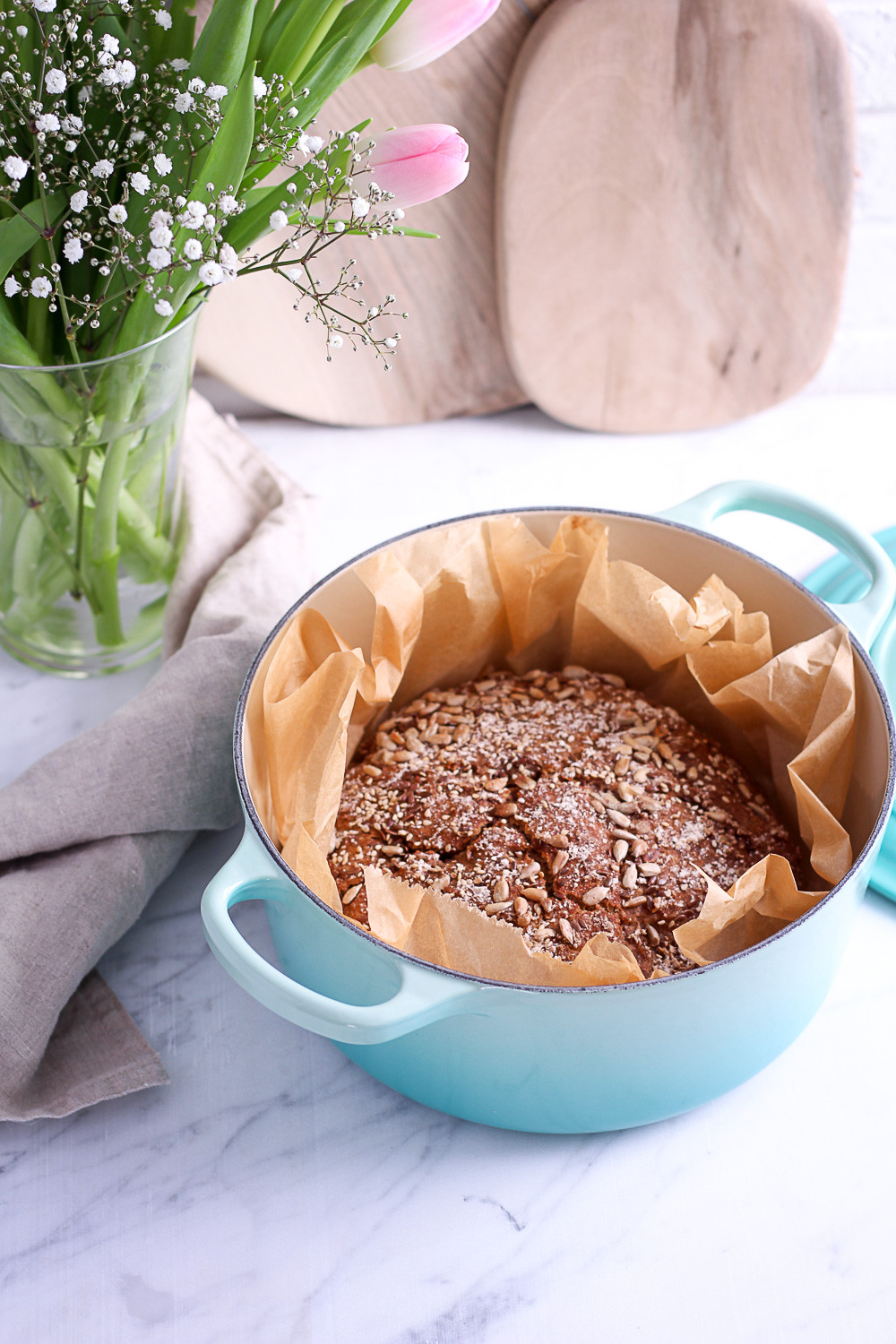 Whole Grain Rye Bread
 Whole Grain Rye Bread and Le Creuset Giveaway